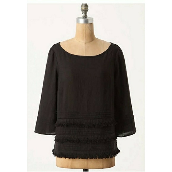 Anthropologie Tops - Anthropologie Meadow Rue Olathe fringe blouse M